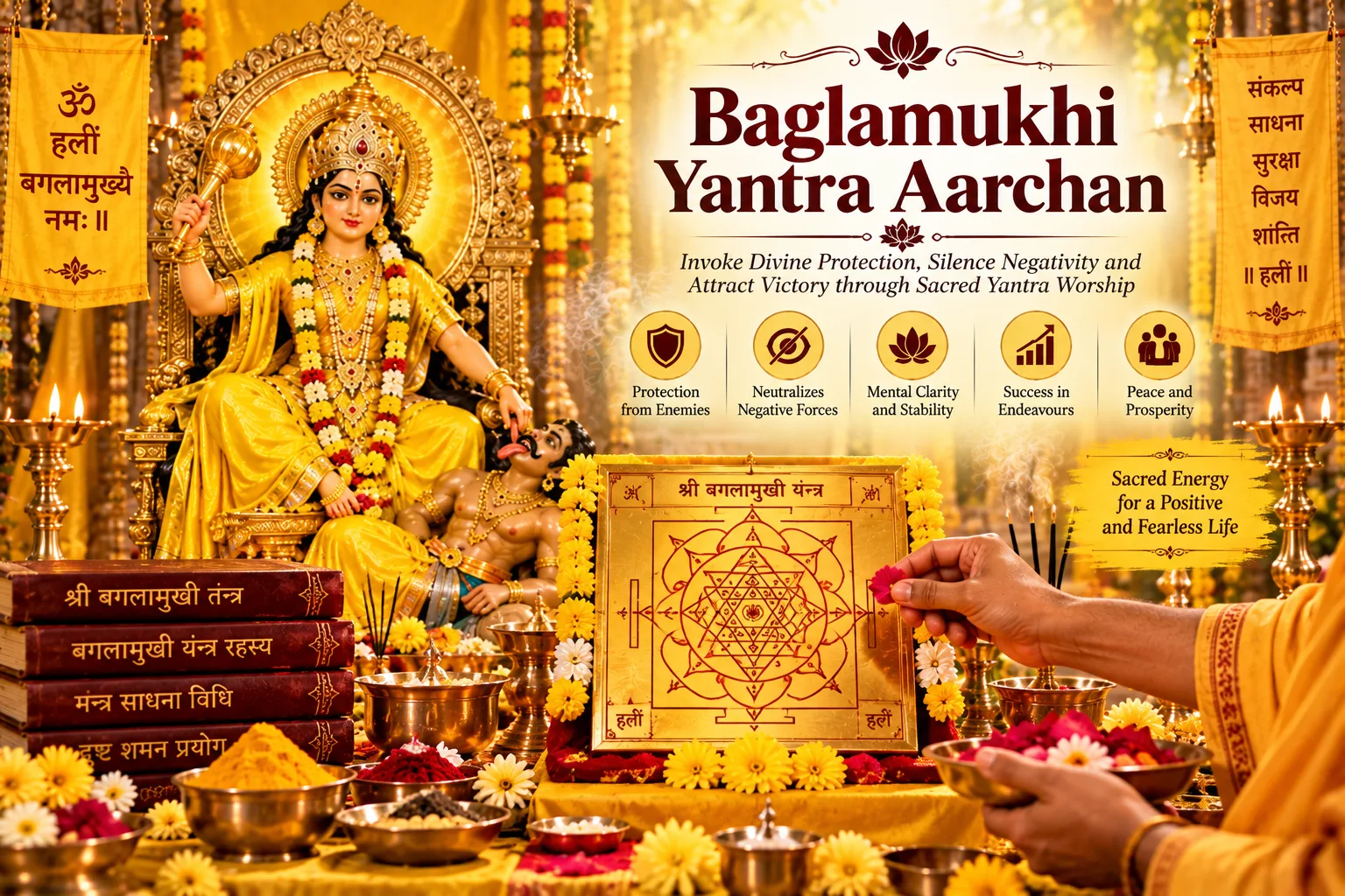 Baglamukhi yantra aarchan
