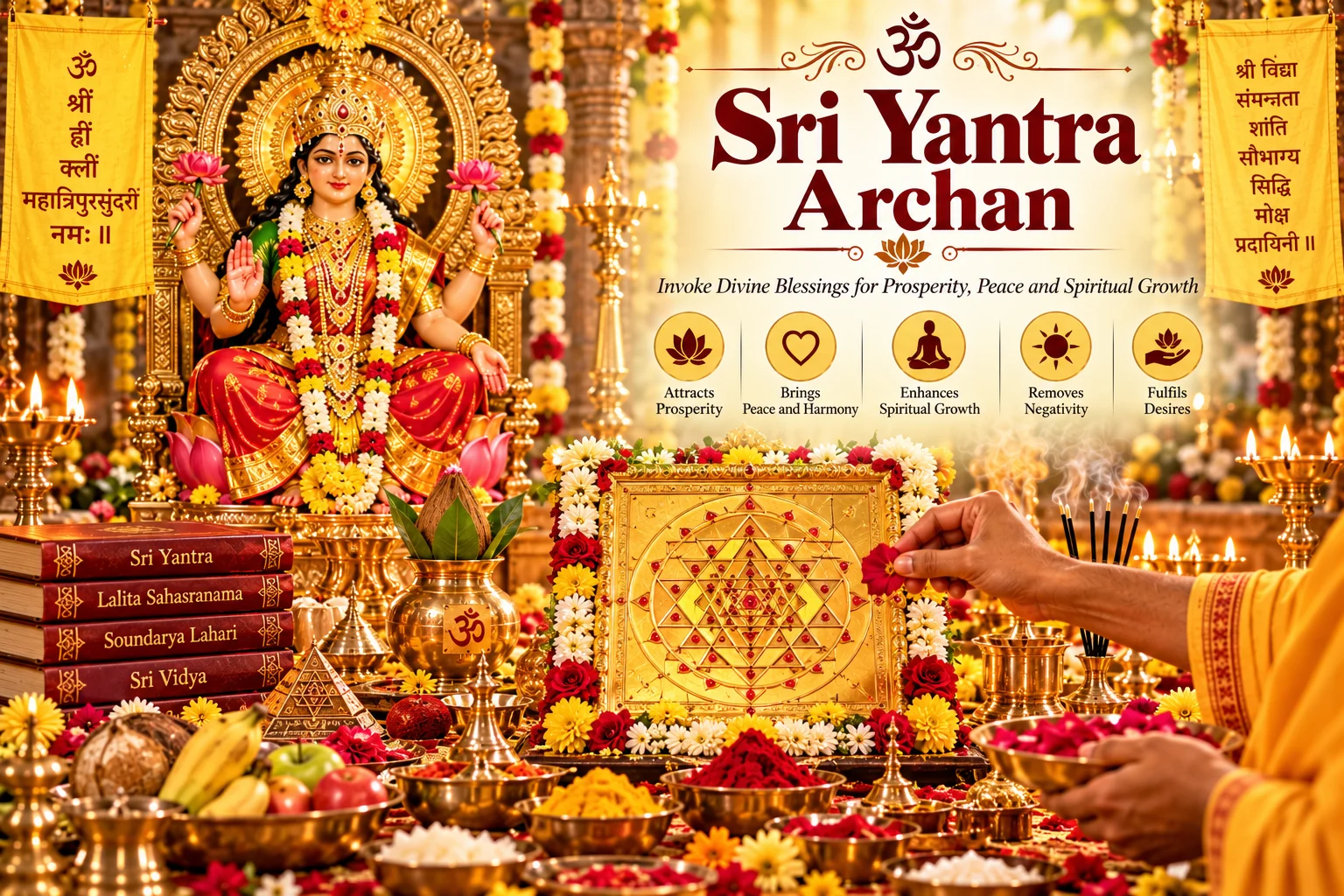 Sri yantra archan